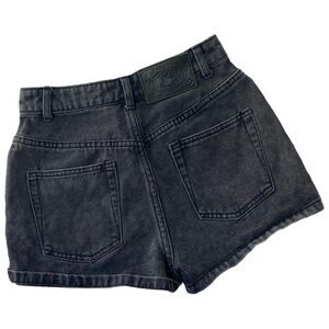 RUSTY Shorts size 0 Black Denim washed grunge skater emo Y2K trendy